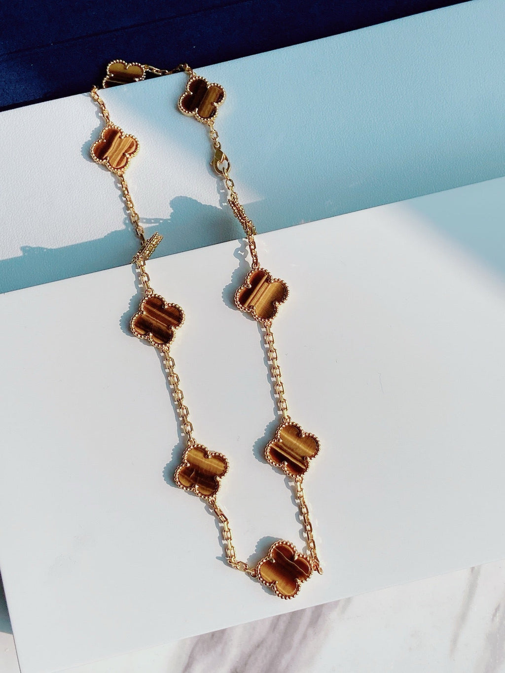 JW962 Van Cleef & Arpels Vintage Alhambra necklace, 10 motifs