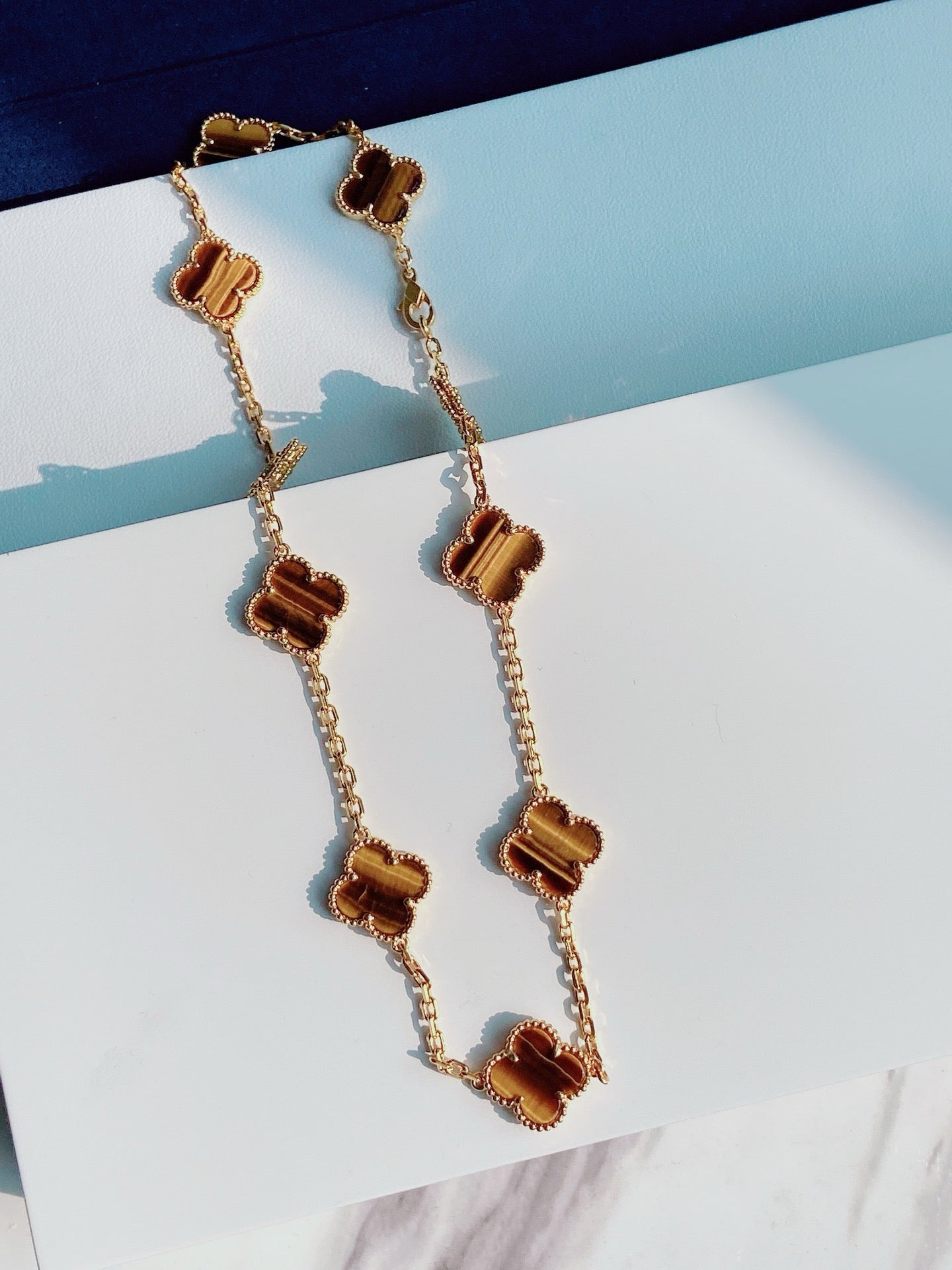 JW962 Van Cleef & Arpels Vintage Alhambra necklace, 10 motifs