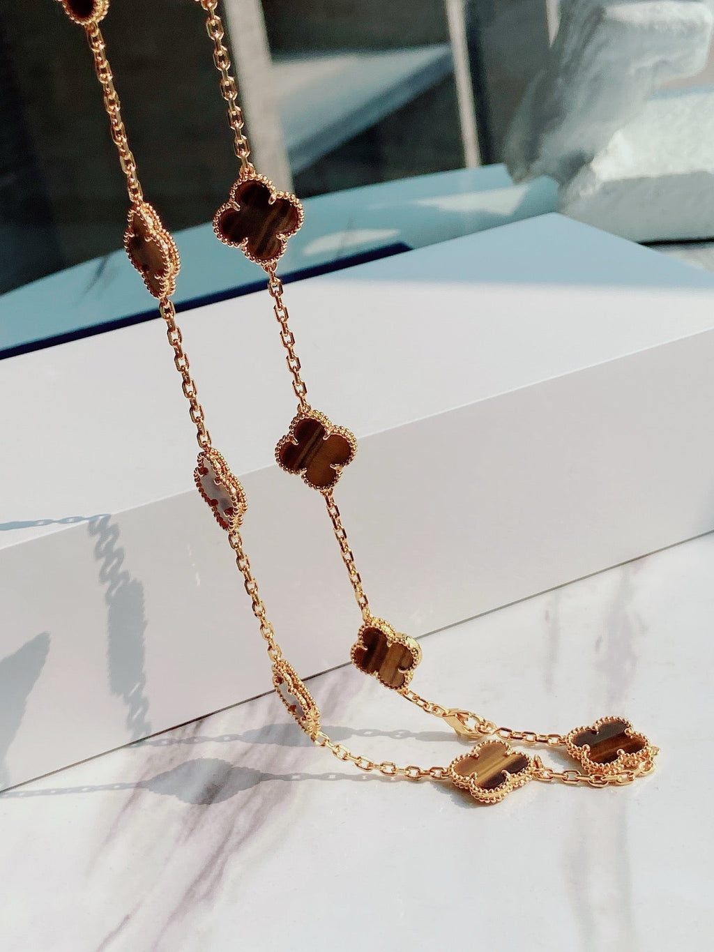JW962 Van Cleef & Arpels Vintage Alhambra necklace, 10 motifs
