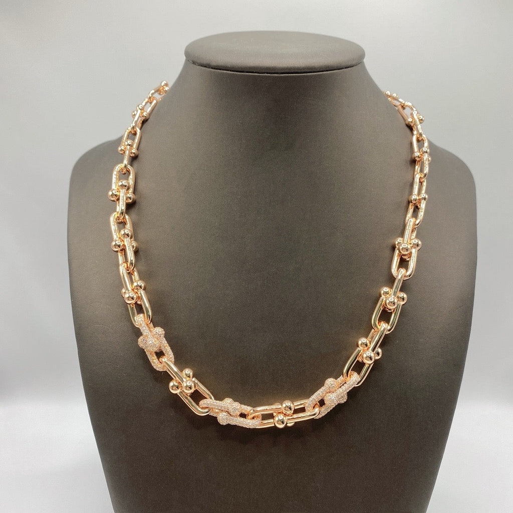 JW960 Tiffany Graduated Link Necklace