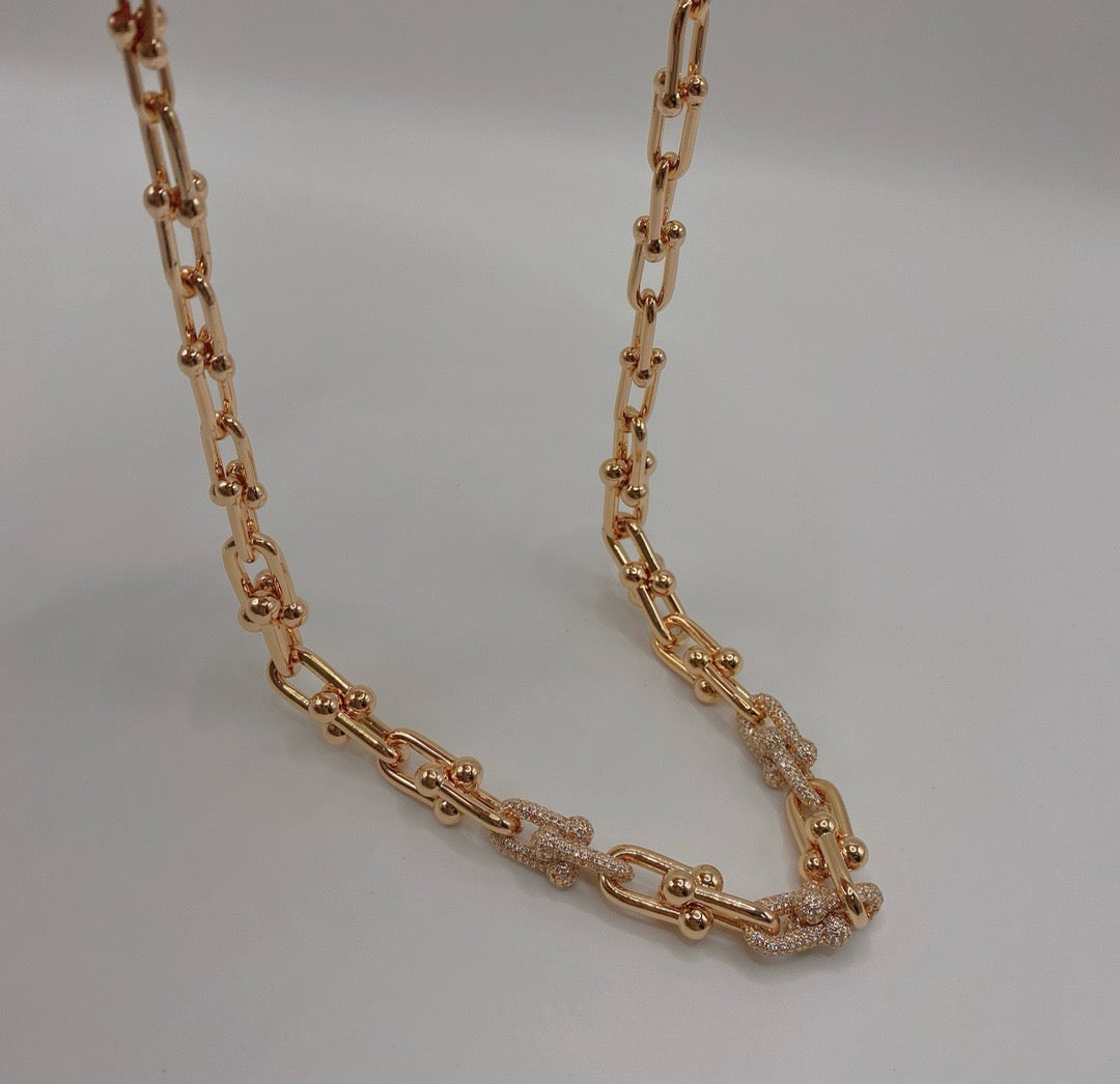 JW960 Tiffany Graduated Link Necklace