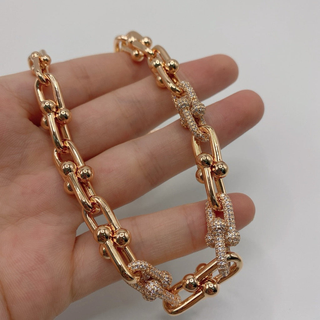 JW960 Tiffany Graduated Link Necklace