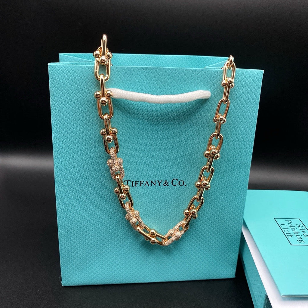 JW960 Tiffany Graduated Link Necklace