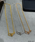 JW963 Tiffany & Co Large Double Link Pendant