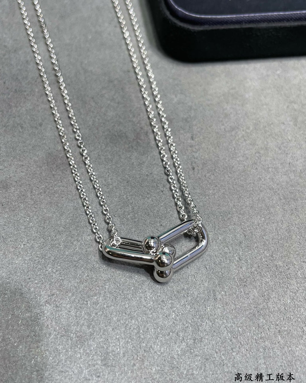 JW963 Tiffany & Co Large Double Link Pendant
